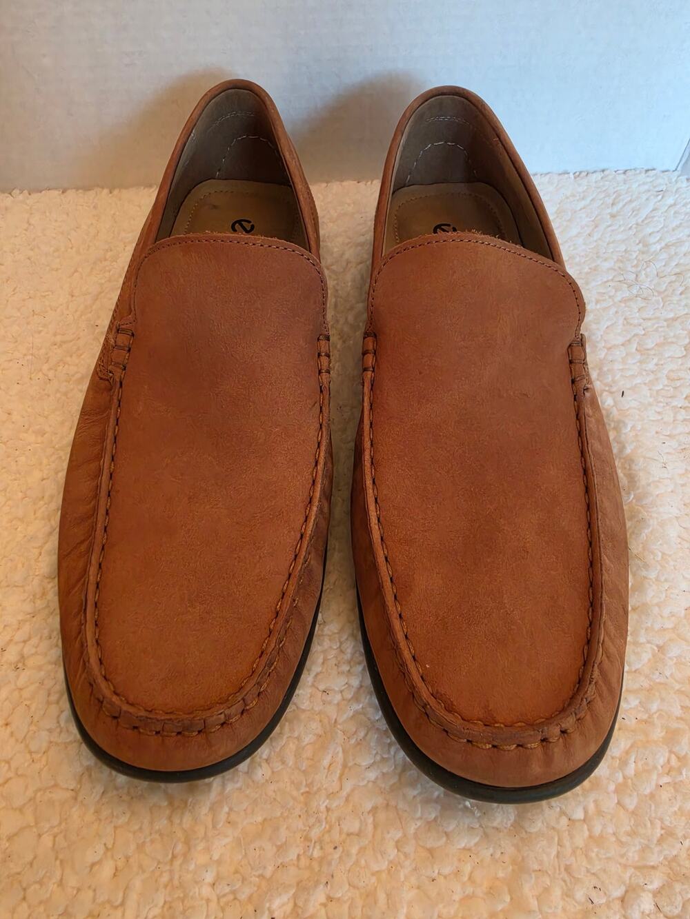 ECCO Men's Suede Driving Loafers, Sz 10-10.5